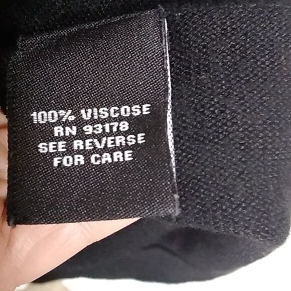 PREMISE BLACK WOMEN'S OPEN SWEATER SIZE L - Picture 12 of 14